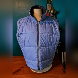 Vintage BOMBSHELL reversible quilted vest